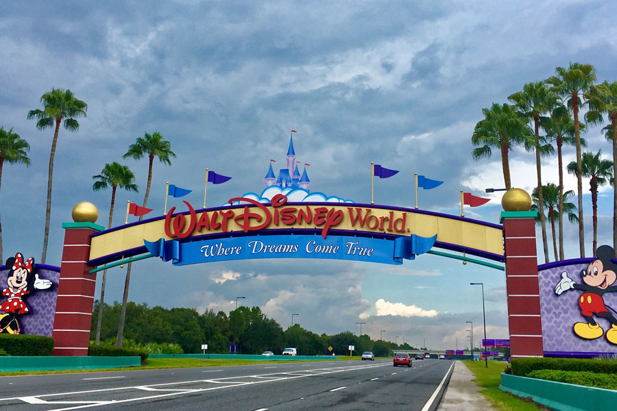 The iconic entrance to Walt Disney World Resort in Orlando, Florida, welcoming visitors to one of the world’s most visited theme park destinations. File photo: licensed.
